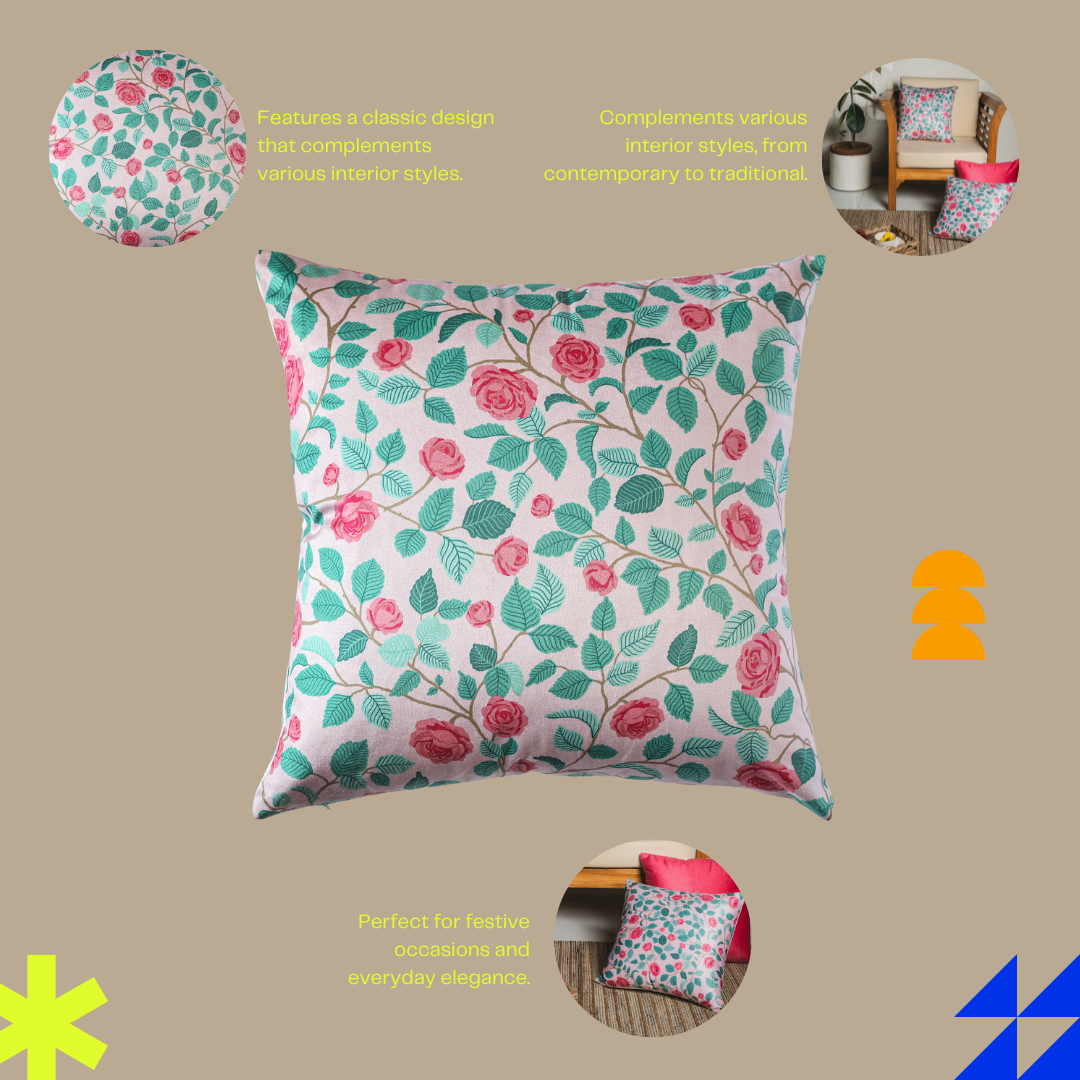 Gulab Cushion Cover