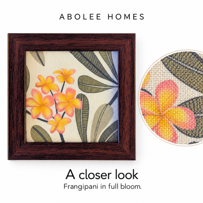 Frangipani Coaster — Design Detail