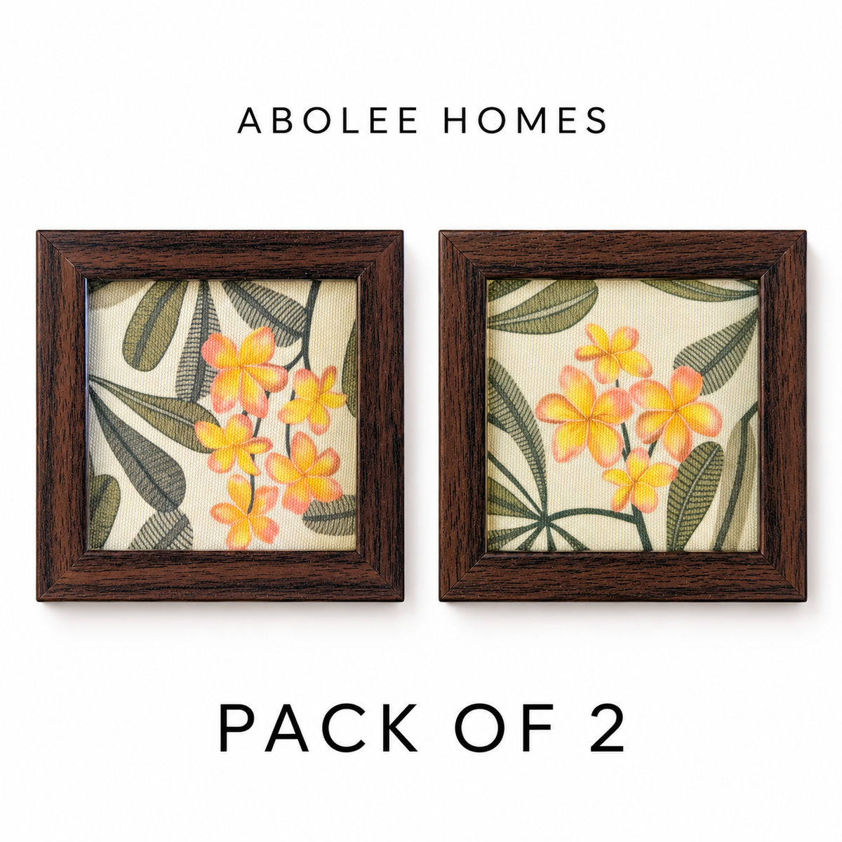 Frangipani Coaster — Pack of 2