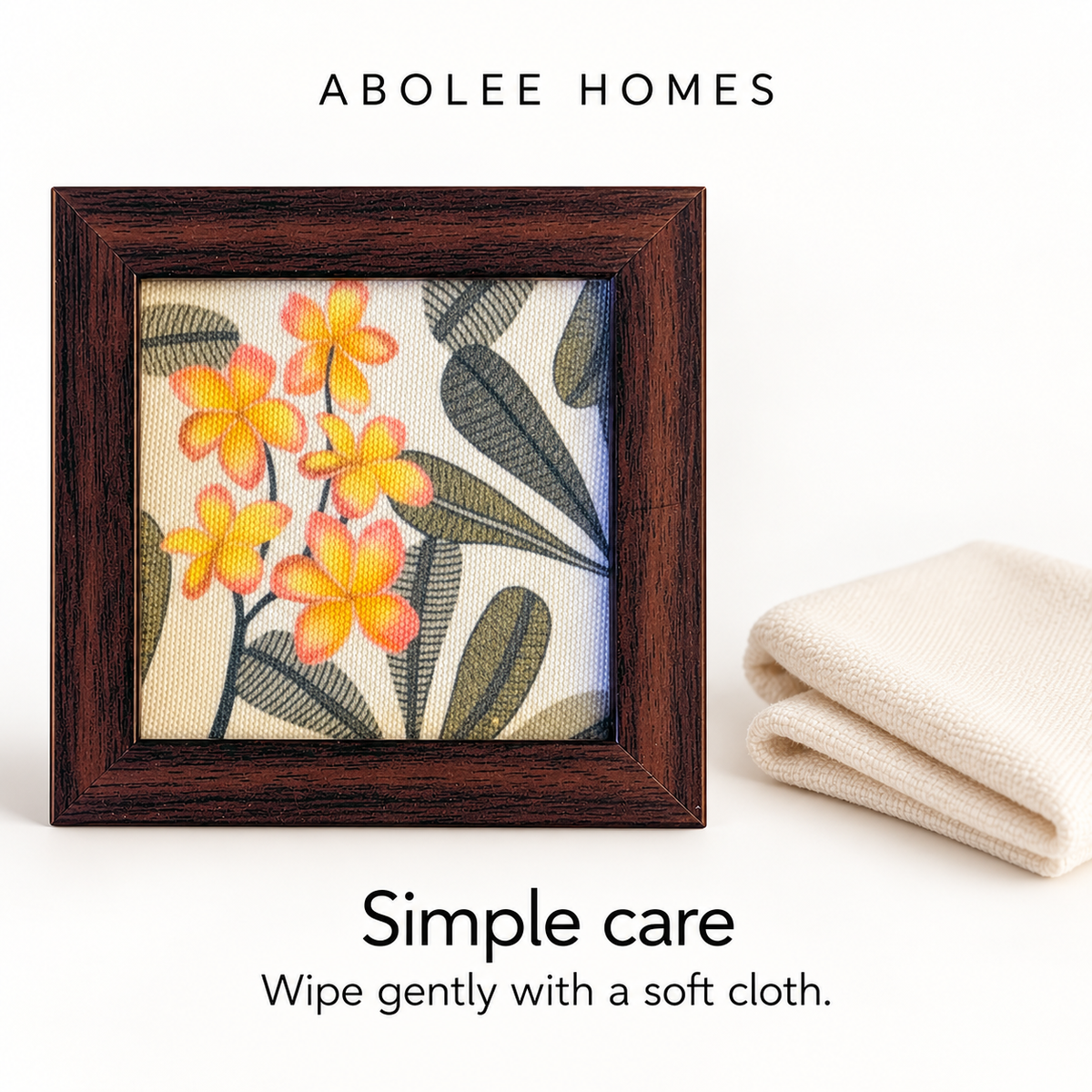 Frangipani Coaster — Care