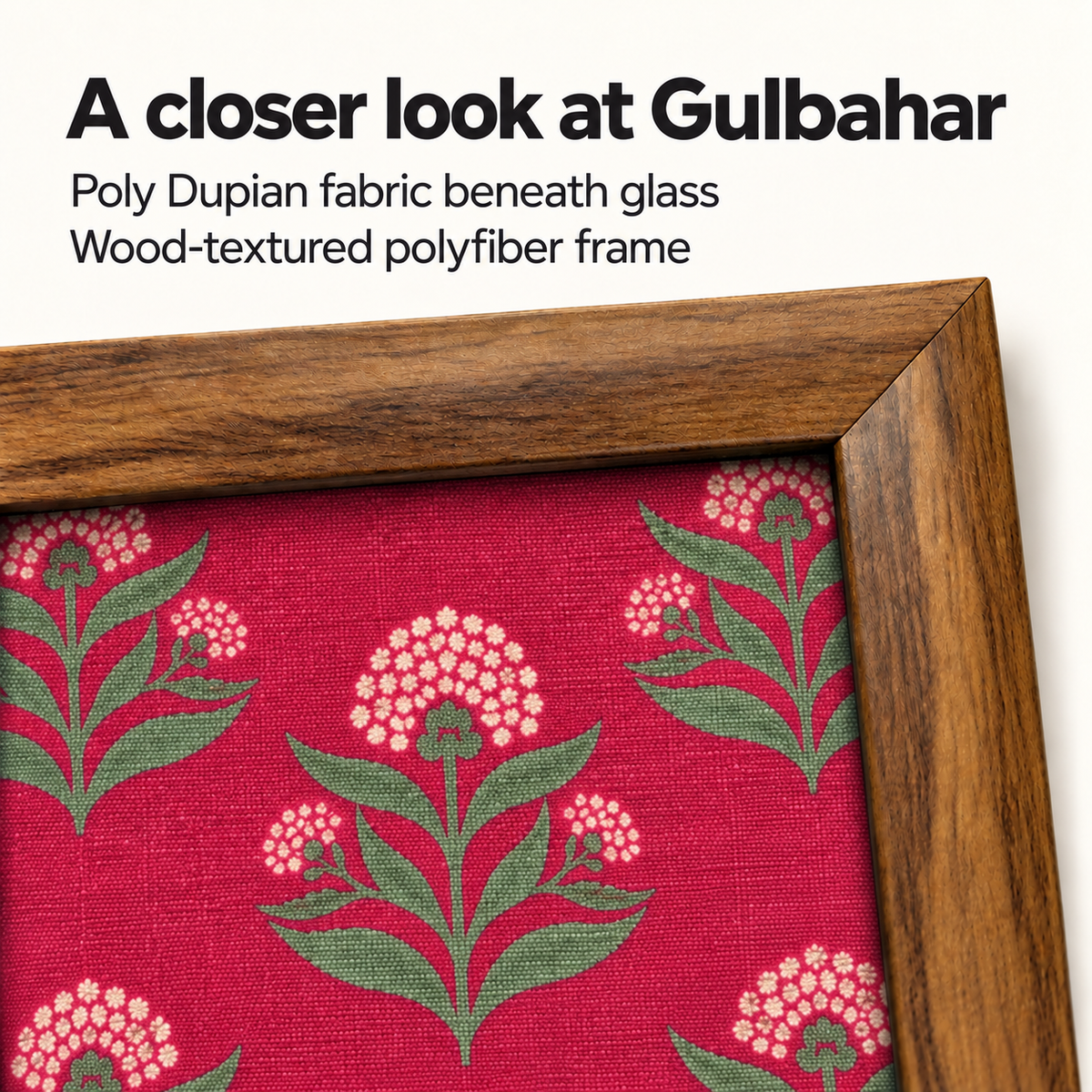 Gulbahar Coaster — Materials