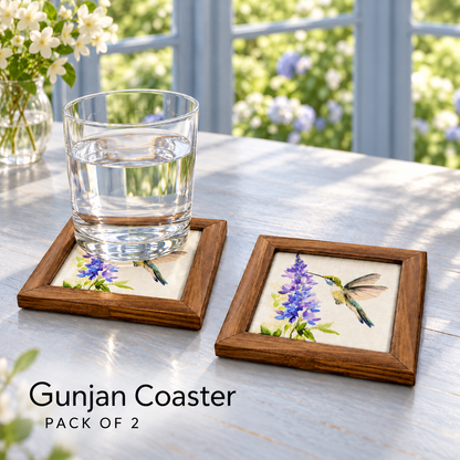 Gunjan Coaster — Pack of 2 Lifestyle