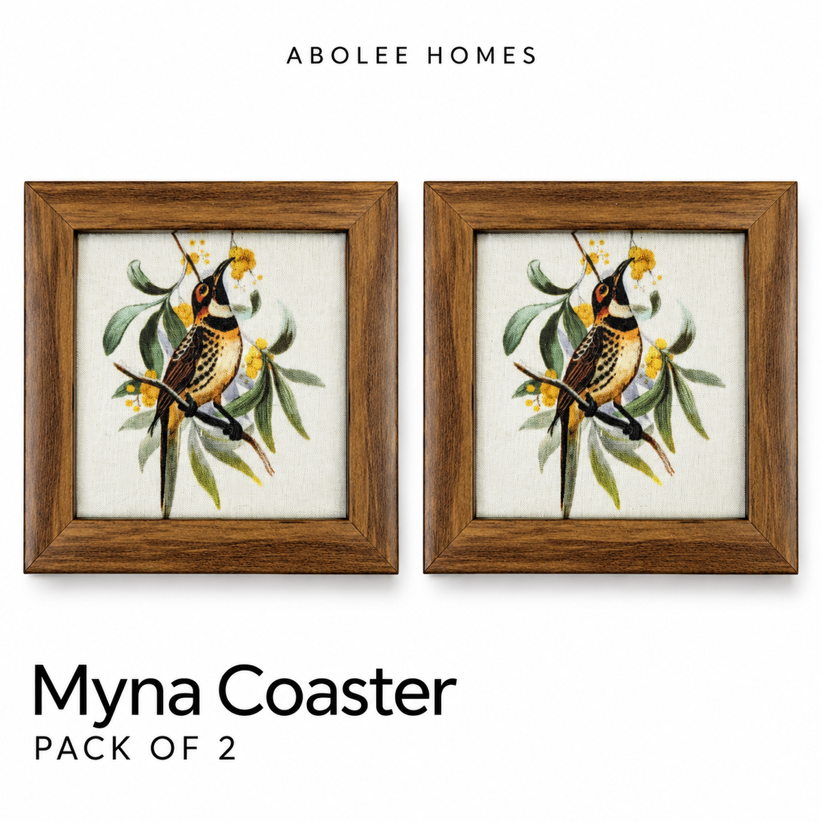 Myna Coaster — Pack of 2 Hero