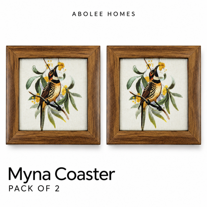 Myna Coaster — Pack of 2 Hero