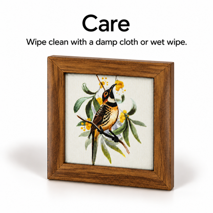 Myna Coaster — Care