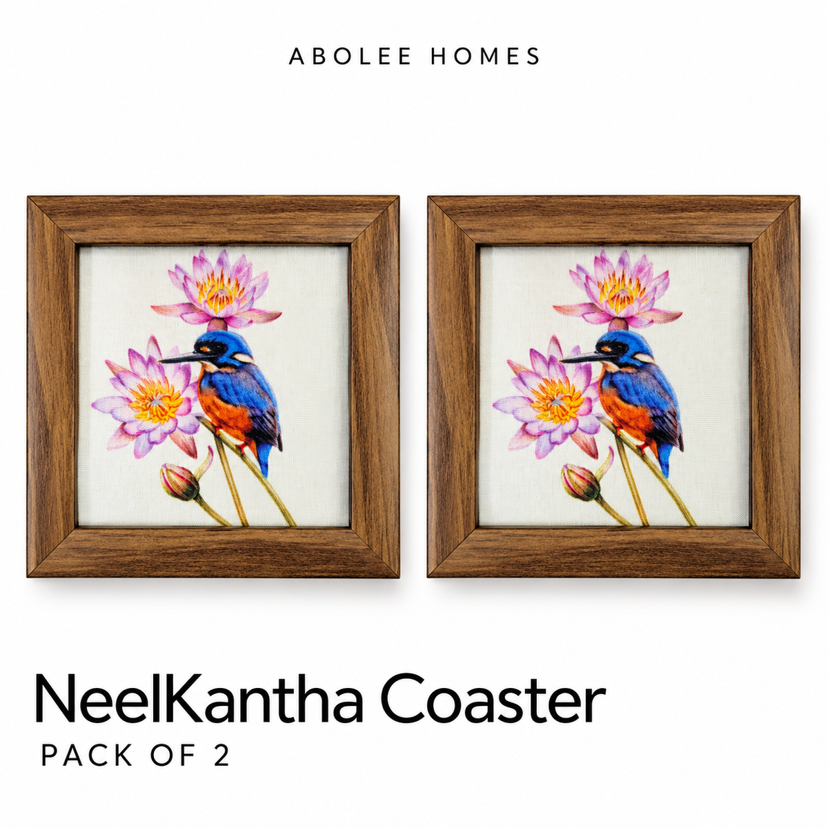 NeelKantha Coaster — Pack of 2 Hero