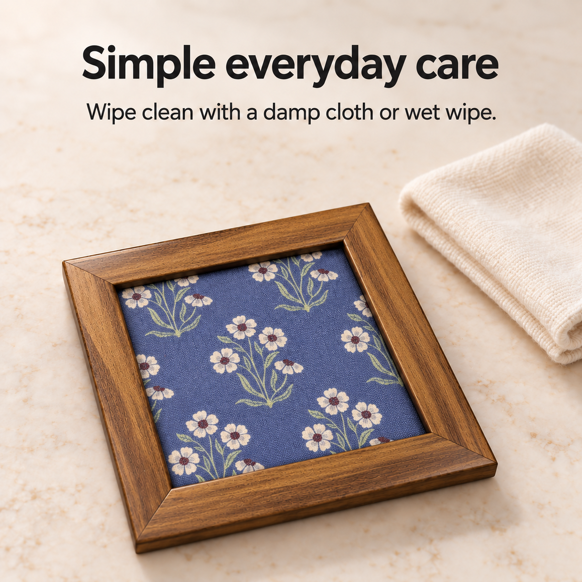 Susan Flower Coaster — Care