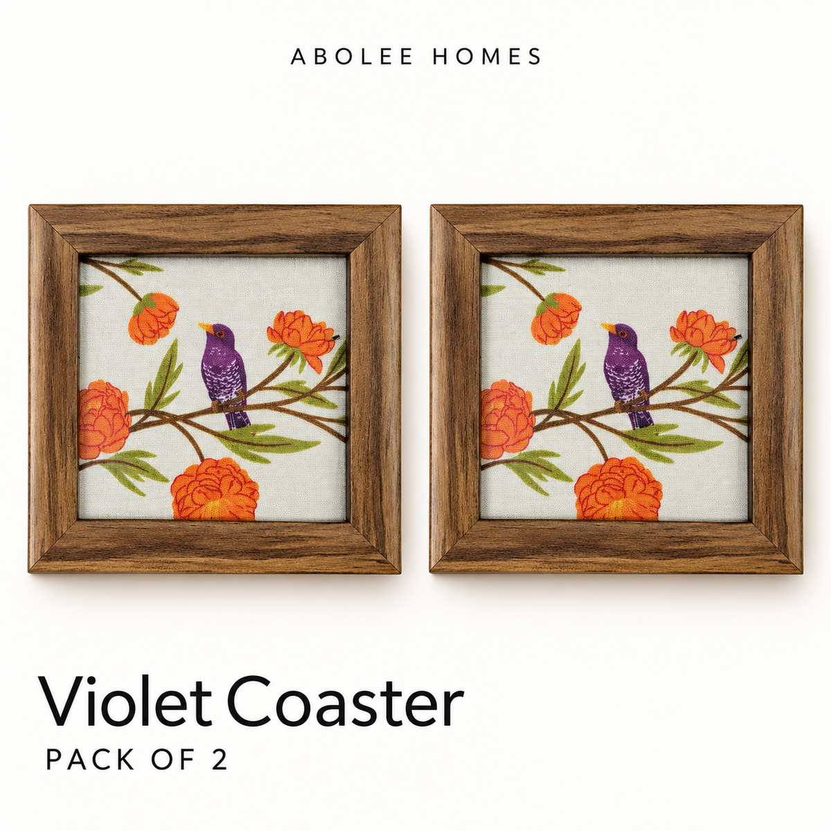 Violet Coaster — Pack of 2 Hero